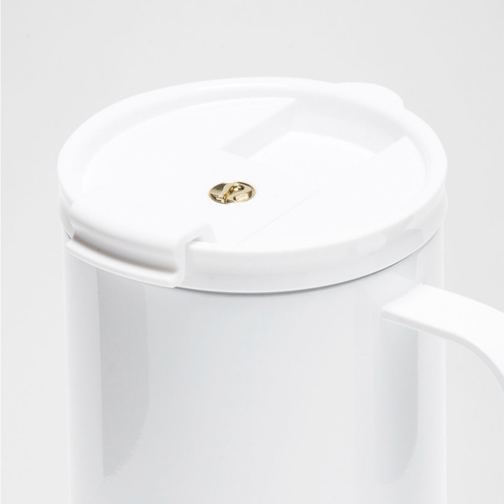 NWT Lululemon Insulated White Travel Mug 12oz - Picture 9 of 14